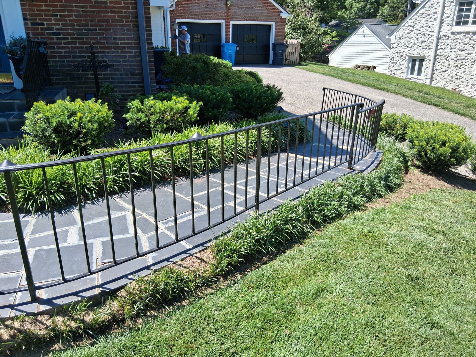 After — restored walkway bed after RLD service